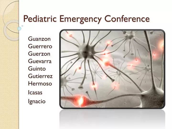 pediatric emergency conference
