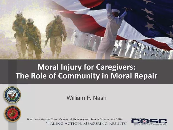 moral injury for caregivers the role of community in moral repair