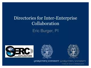 Directories for Inter-Enterprise Collaboration