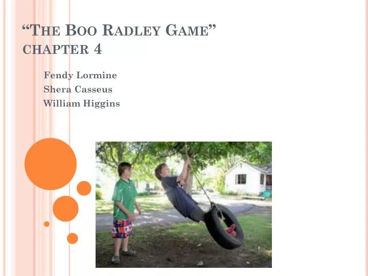 the boo radley game chapter 4