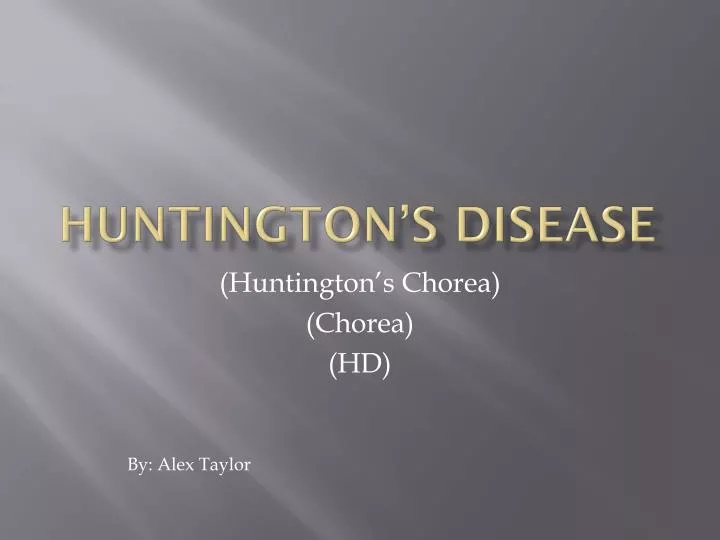 huntington s disease