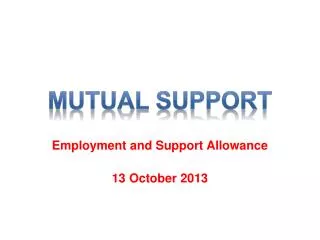 mutual support