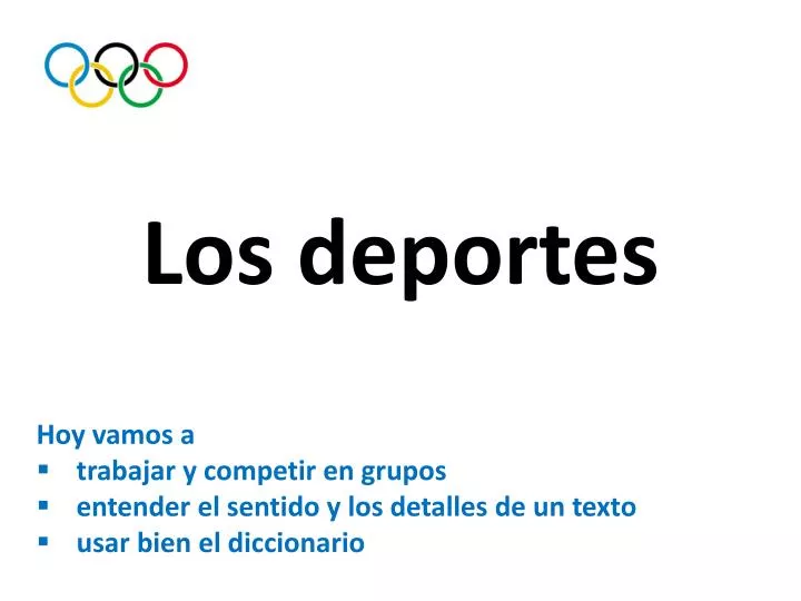 los deportes