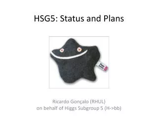 HSG5: Status and Plans