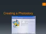 Creating a Photostory: Step-by-Step Guide to Writing and Storyboarding - slide 1