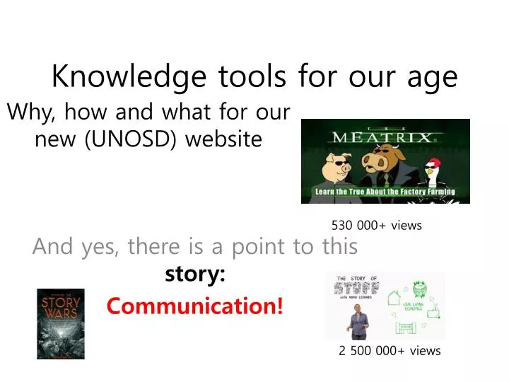 knowledge tools for our age