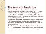 The American Revolution - slide 1