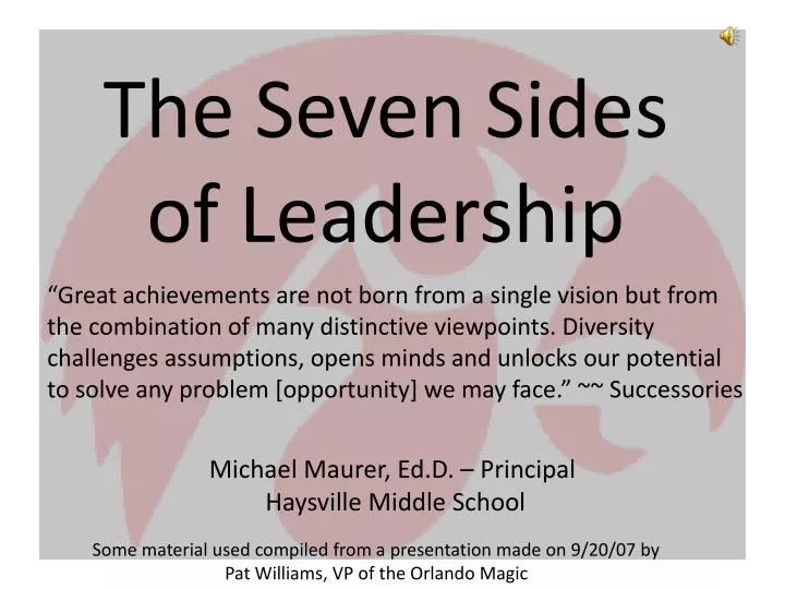 the seven sides of leadership