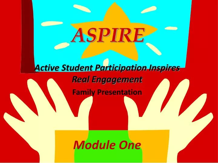 aspire active student participation inspires real engagement family presentation module one