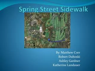 Spring Street Sidewalk