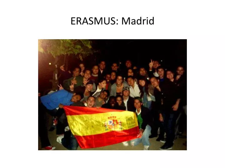 erasmus madrid