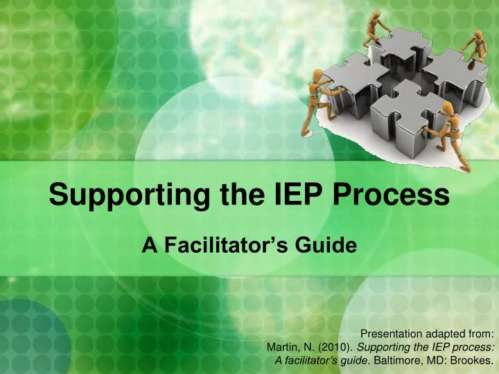 supporting the iep process
