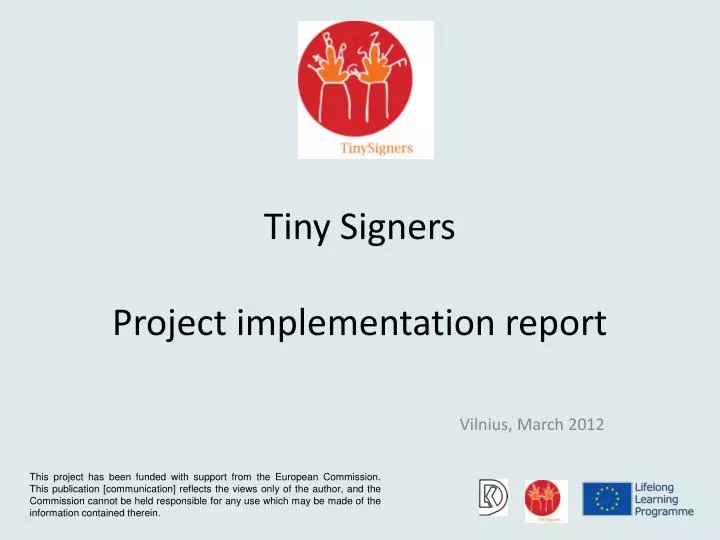 tiny signers project implementation report