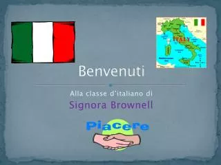 benvenuti