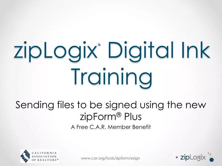 ziplogix digital ink training