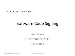 Software Code Signing