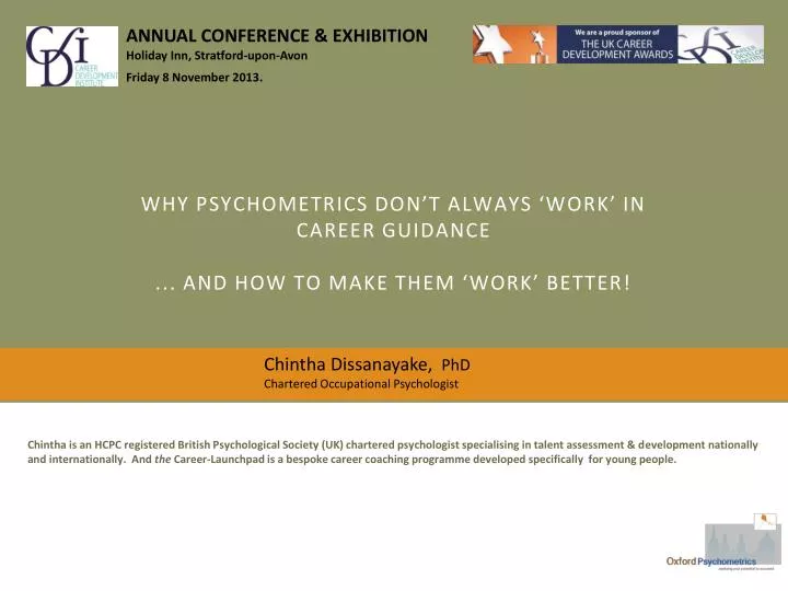 why psychometrics don t always work in career guidance and how to make them work better