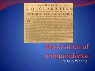 declaration of independence