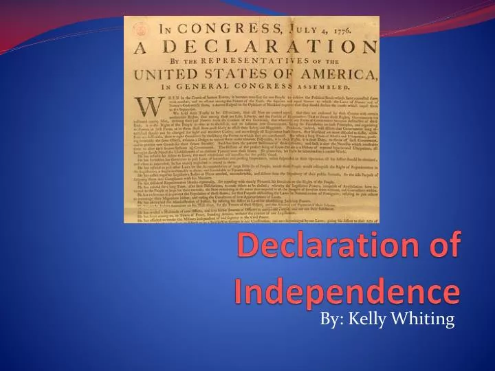 declaration of independence