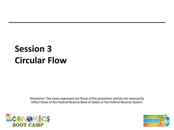 session 3 circular flow