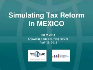 Simulating Tax Reform in MEXICO