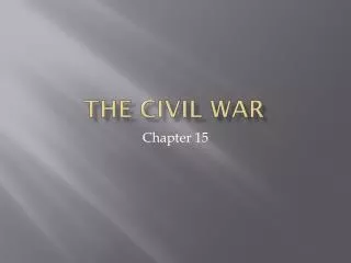 The Civil War