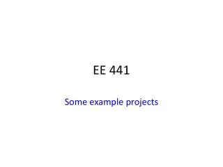 EE 441