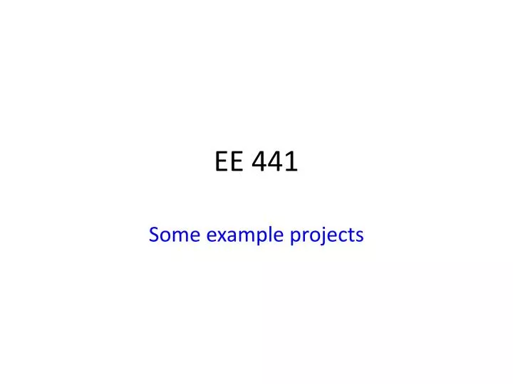 ee 441