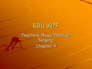 EDU 397F