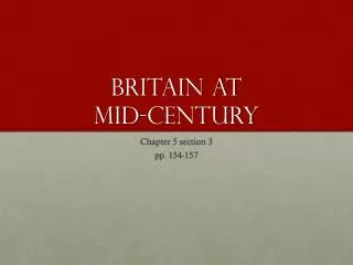 Britain at mid-century