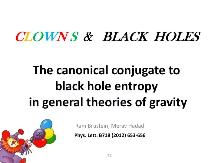 c l o w n s black holes