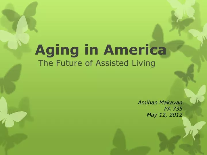 aging in america