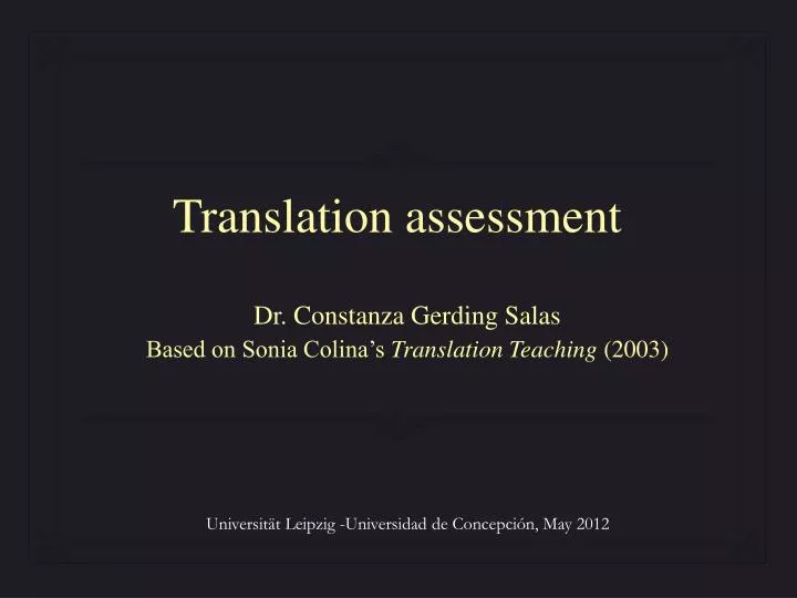 dr constanza gerding salas based on sonia colina s translation teaching 2003