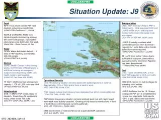 Situation Update: J9