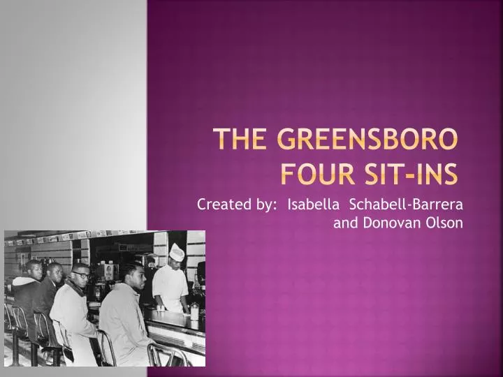 the greensboro four sit ins