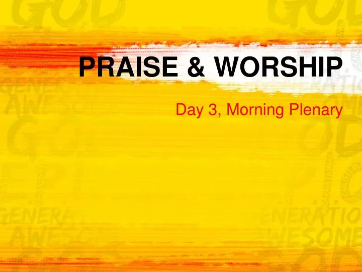 praise worship
