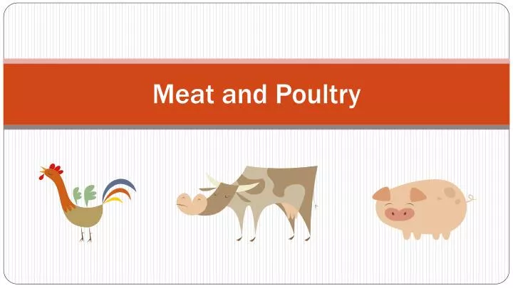 meat and poultry