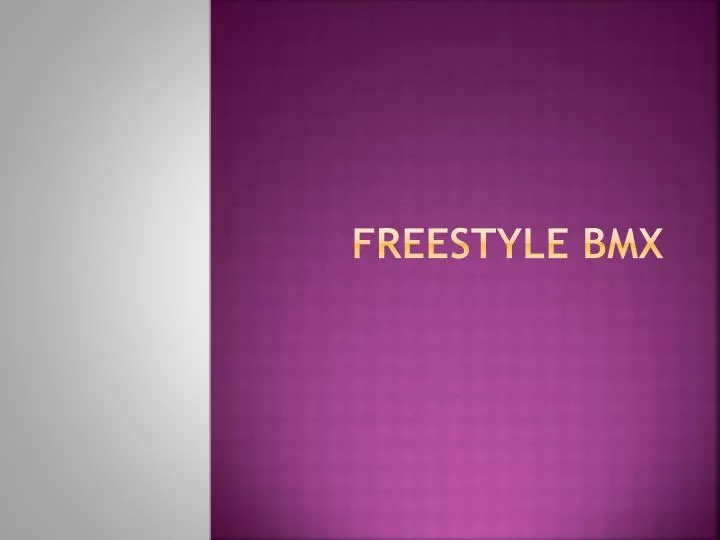 freestyle bmx
