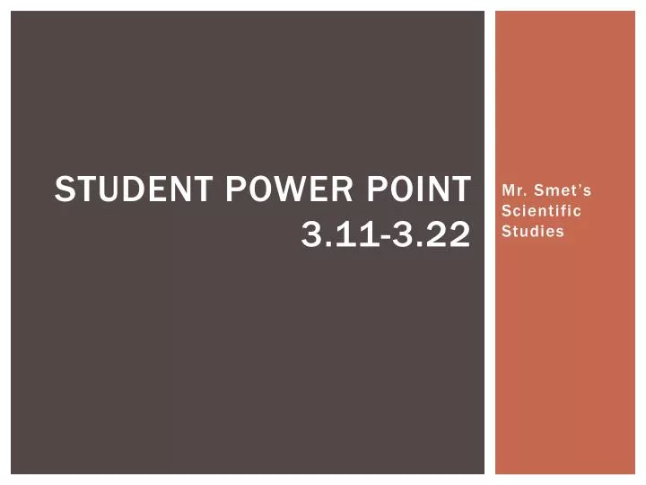 student power point 3 11 3 22