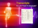 Transcripts - slide 1