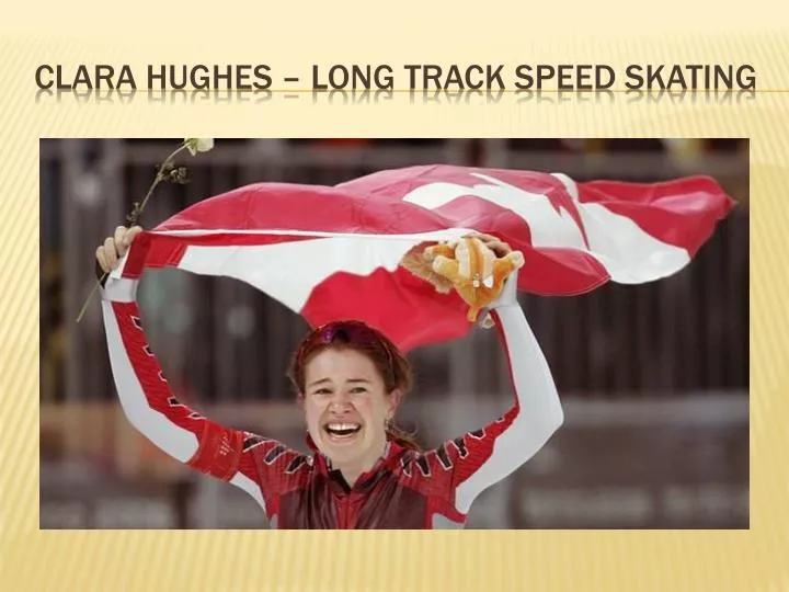 clara hughes long track speed skating