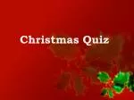 Christmas Quiz - slide 1