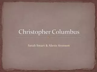 Christopher Columbus