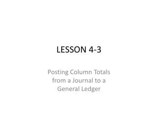 LESSON 4-3