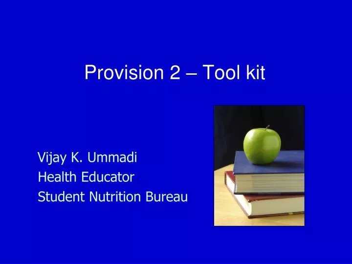 provision 2 tool kit
