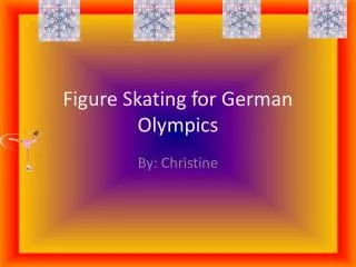 Figure Skating for German Olympics