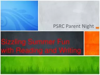 Sizzling Summer Fun with Reading and Writing