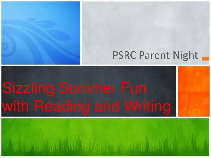 sizzling summer fun with reading and writing