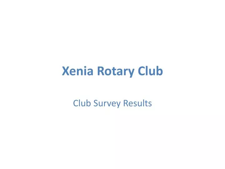 xenia rotary club