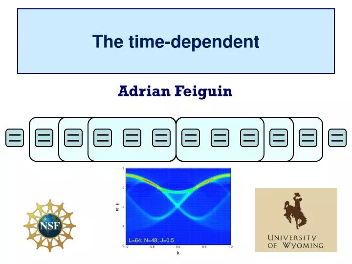 the time dependent